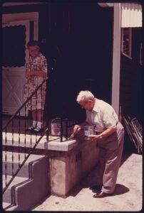 Elderly Man Working